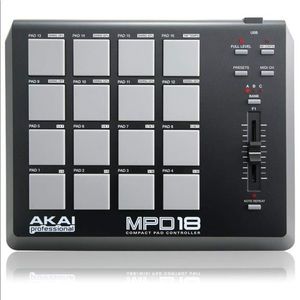 Akai MPD18 Compact MIDI Controller Percussion Pad
